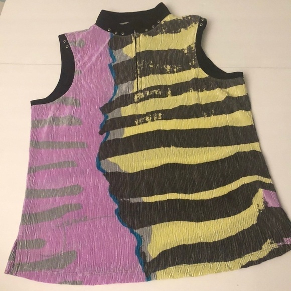 Jamie Sadock Quarter Zip Golf Sport Crepe Shirt Top Size Medium - Picture 1 of 7